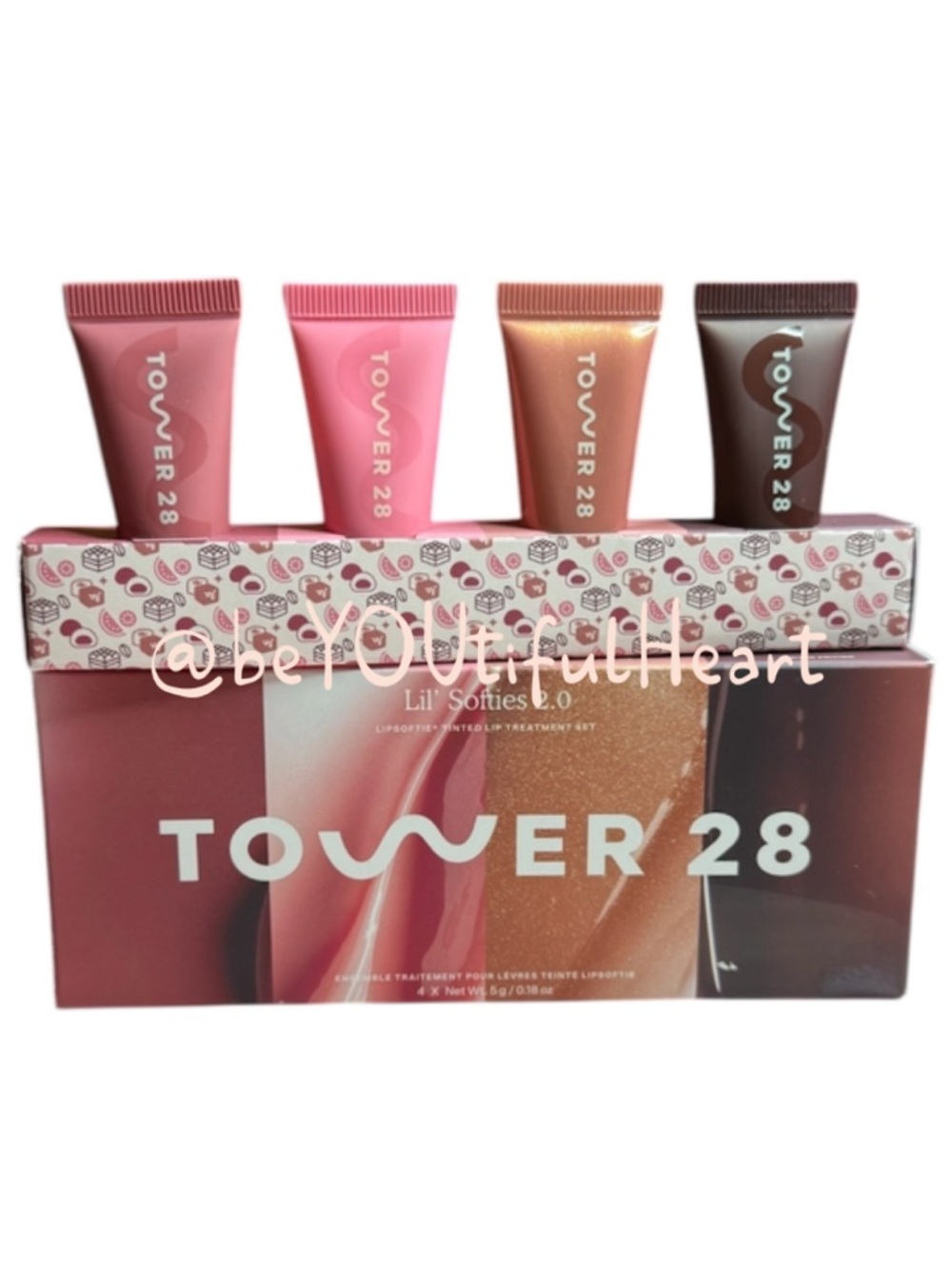 Tower 28 Beauty Mini Lil Softies Tinted Lip Treatment Limited Edition Set 2025